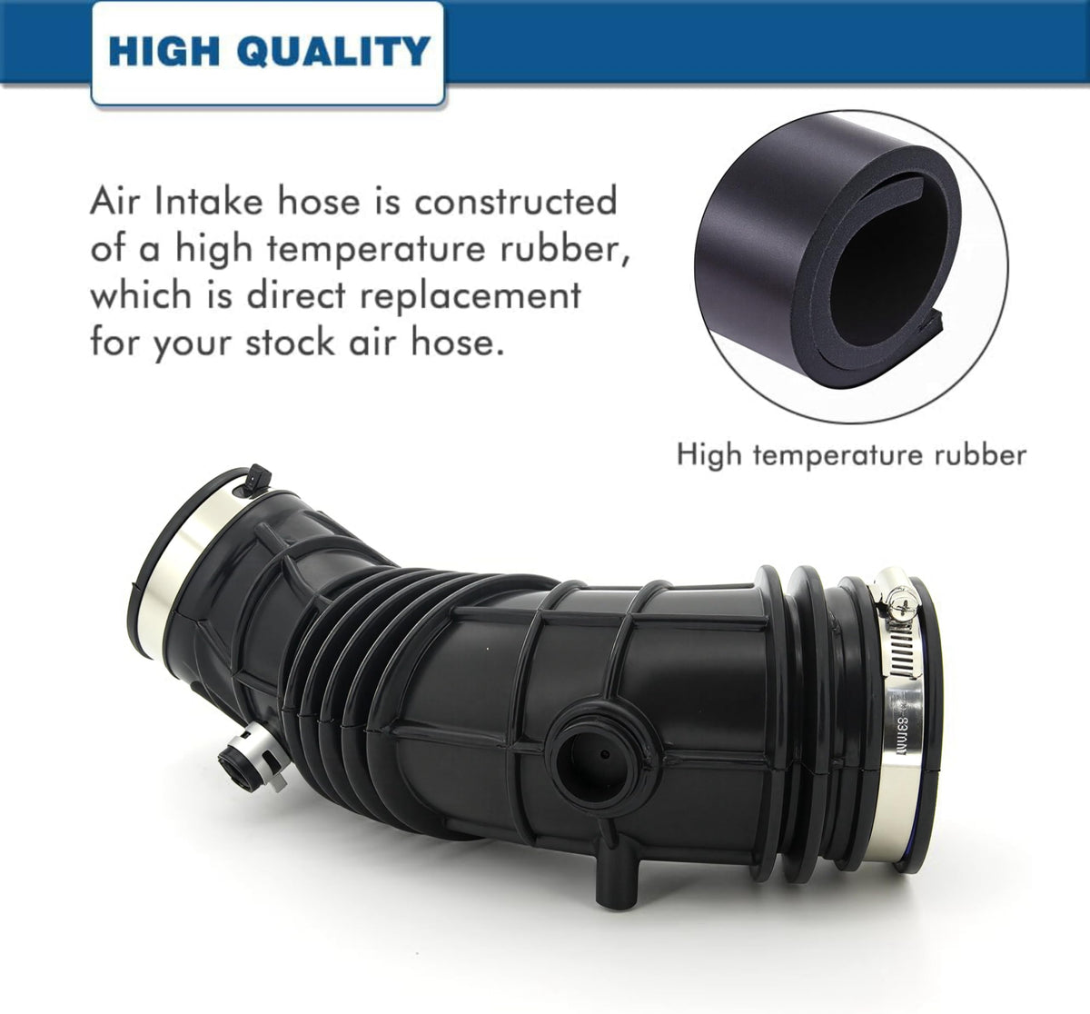 A ABIGAIL installed on engine illustrating easy fit and restored airflow benefit