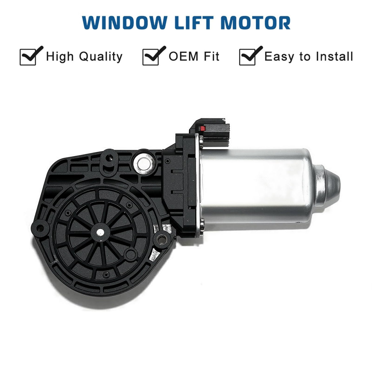 A ABIGAIL motor front view detail displaying mounting points and durable housing for reliable fit