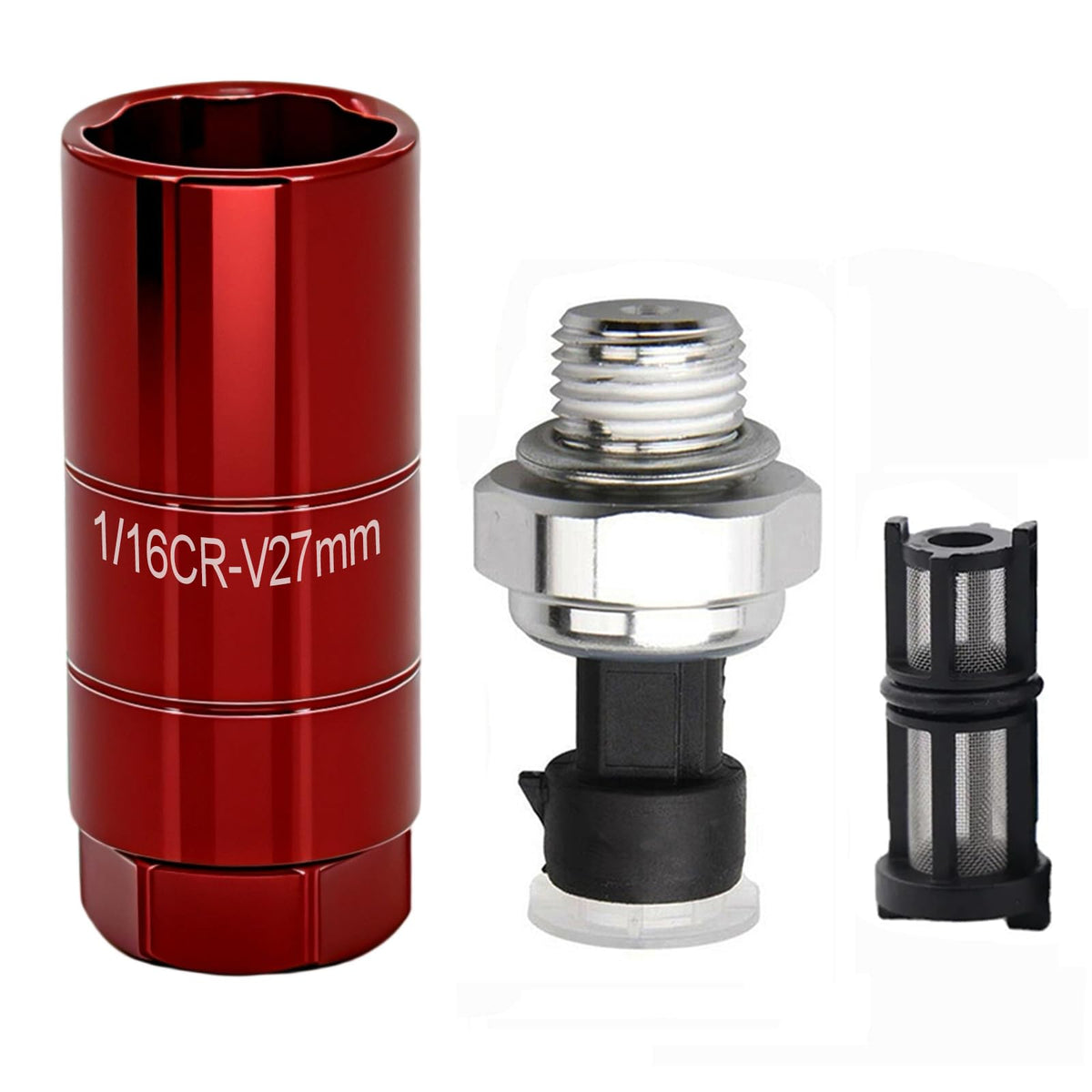 A ABIGAIL oil pressure sensor front view showing durable housing and precise fit