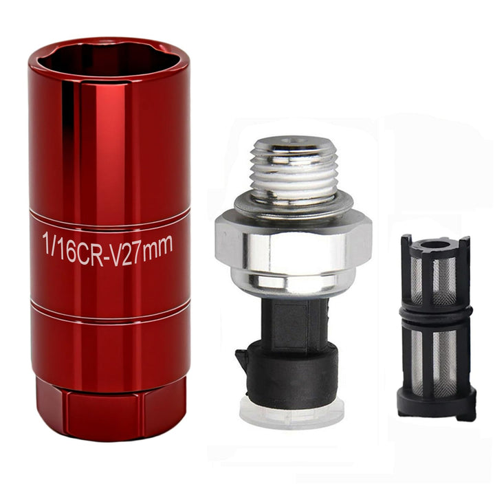 A ABIGAIL oil pressure sensor front view showing durable housing and precise fit