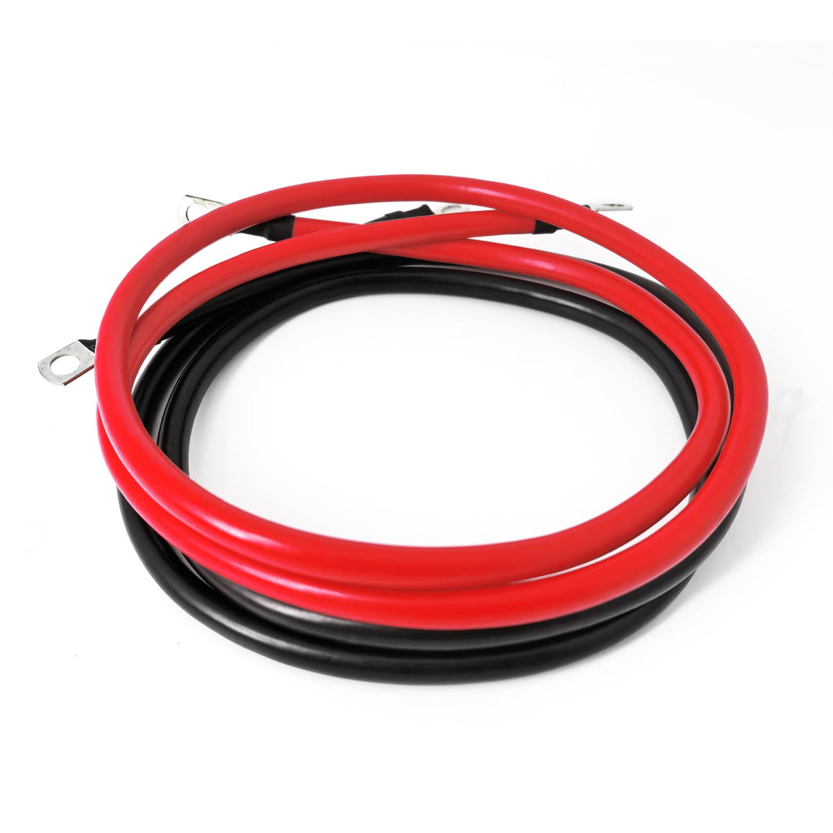 A ABIGAIL red and black cables side-by-side showing clear polarity and easy identification