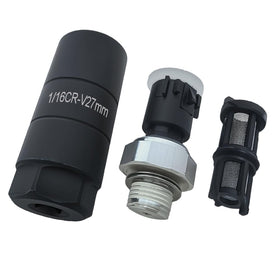A ABIGAIL PS690 size comparison with ruler showing compact dimensions for easy fitment