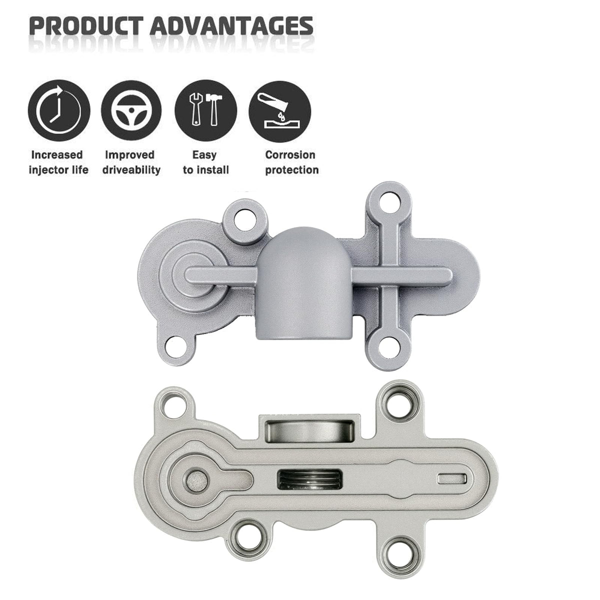 A ABIGAIL seals and orifices layout with new o-rings and orifice seals for leak-free installation