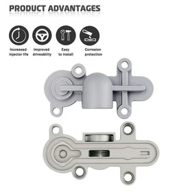 A ABIGAIL seals and orifices layout with new o-rings and orifice seals for leak-free installation