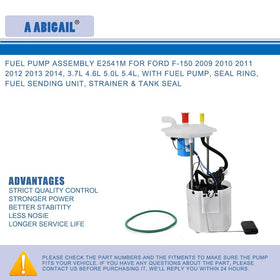 A ABIGAIL sending unit detail highlighting accurate fuel level readings