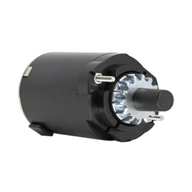 A ABIGAIL starter motor front view showing clean machining and robust build benefit reliability