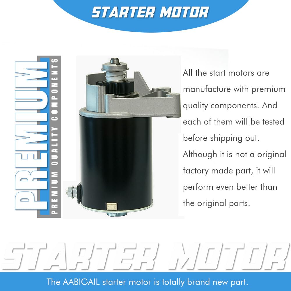 A ABIGAIL starter gear teeth detail for improved engagement reliability