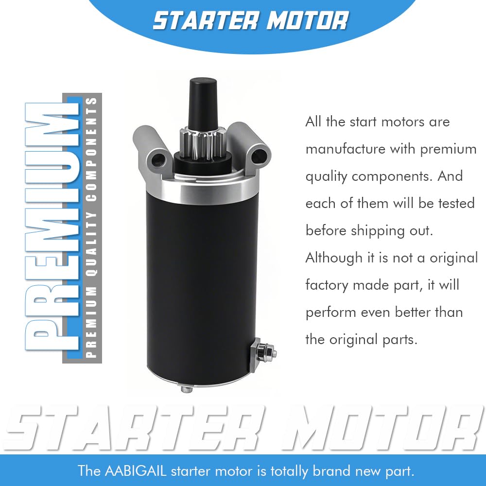 A ABIGAIL starter installed on a Kohler Courage engine demonstrating restored starting