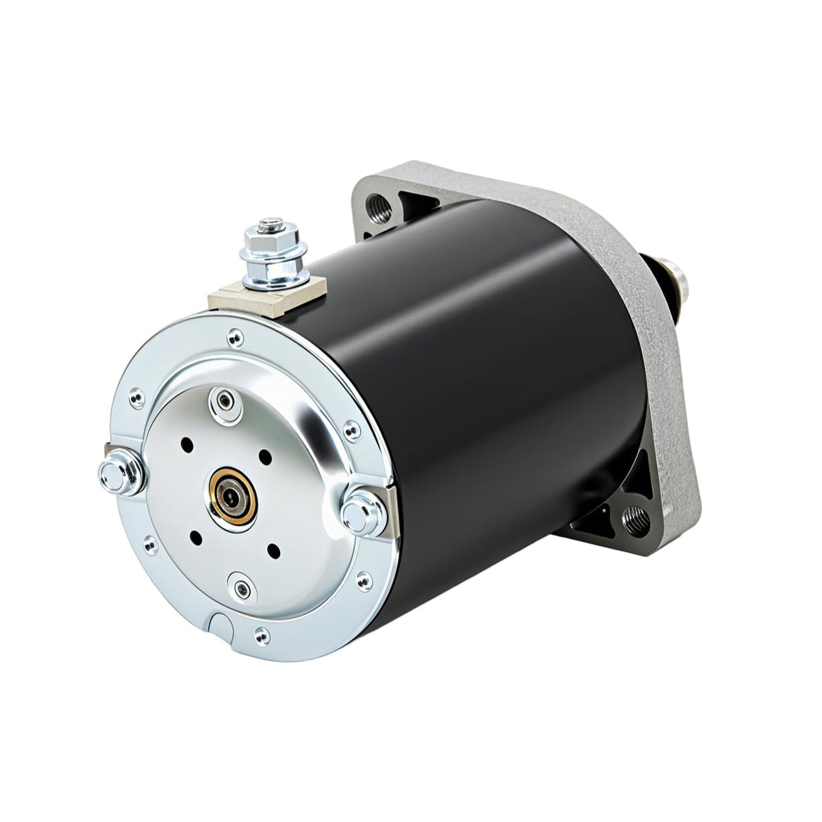 A ABIGAIL starter installed on mower engine showing real-world fit benefit: restores cranking