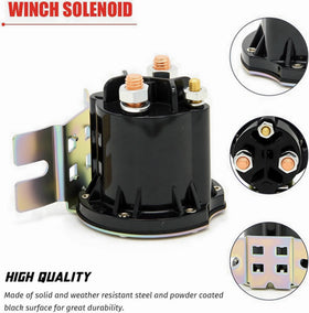 A ABIGAIL top terminals and label showing 12V rating and mounting details for correct fit