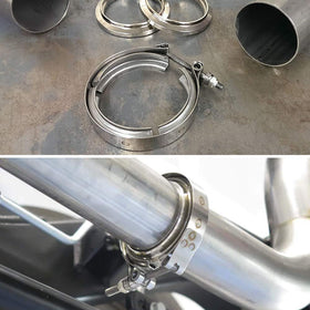 A ABIGAIL flange with pipe inserted ready for welding showing proper overlap for durable joints