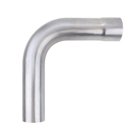 A-KARCK front view of 90-degree 2.25 inch exhaust elbow showing smooth bend and finish for reliable fit
