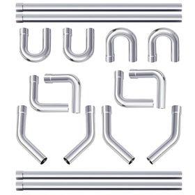 A-KARCK front view of 2.5in exhaust kit showing contents and quick identification benefit