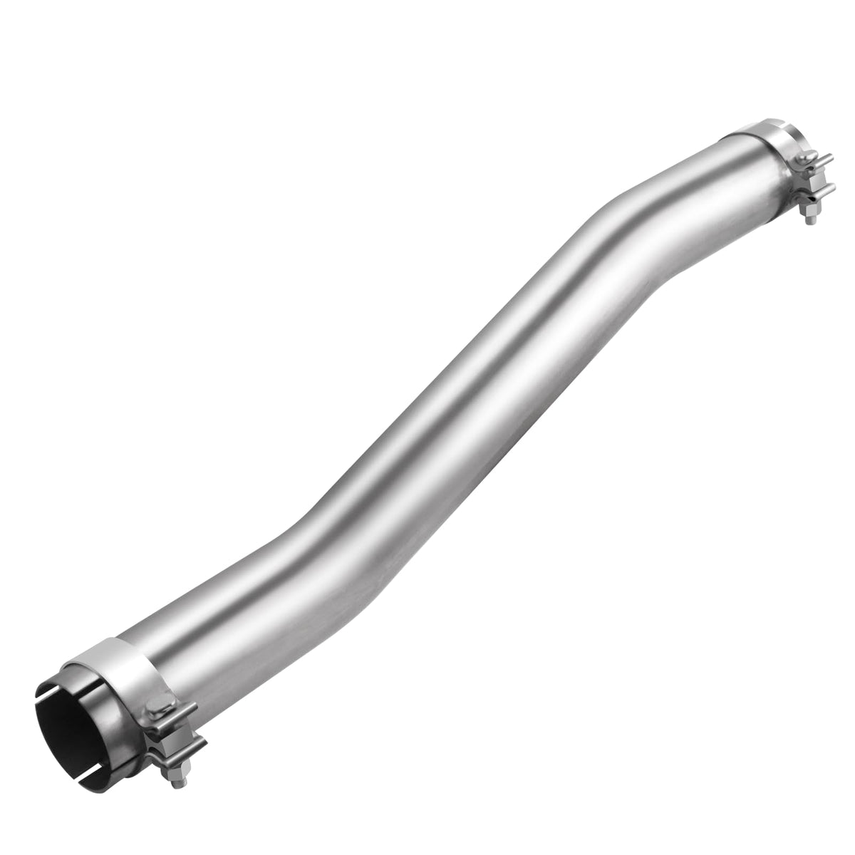 A-KARCK front view exhaust assembly showing fit and finish benefit