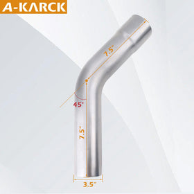 A-KARCK tube beside measuring tape showing length and scale for custom cutting