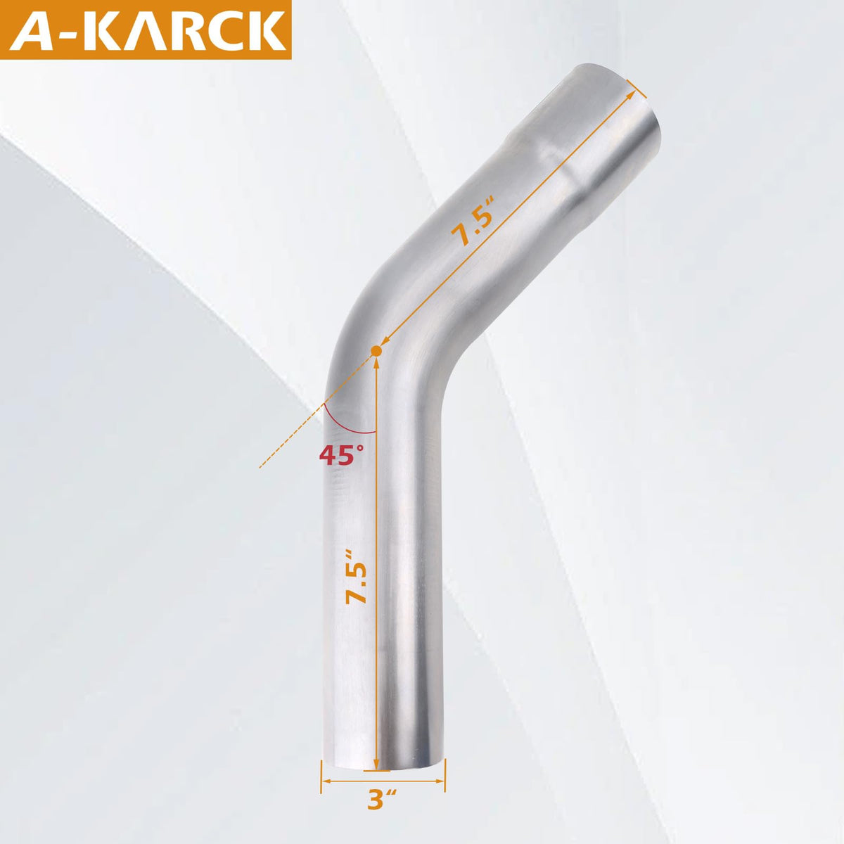 A-KARCK tube beside tape measure showing scale for accurate trimming
