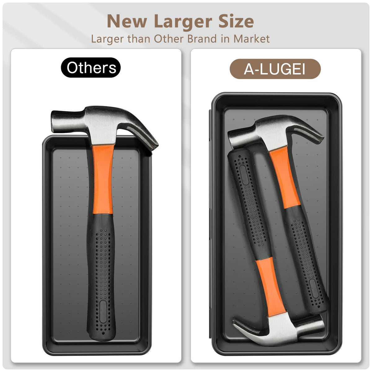 Close-up of A-LuGei interlocking tabs demonstrating secure fit and customizable layouts