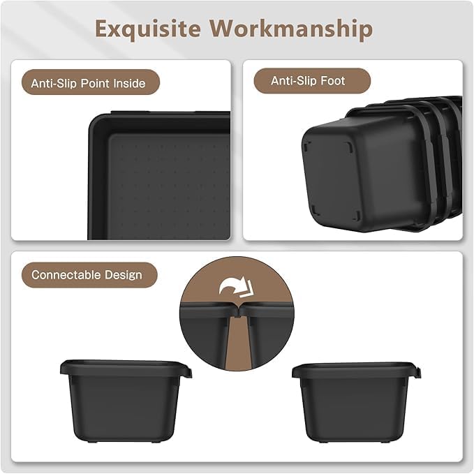 A-LuGei trays on a garage workbench showing tidy workspace benefit