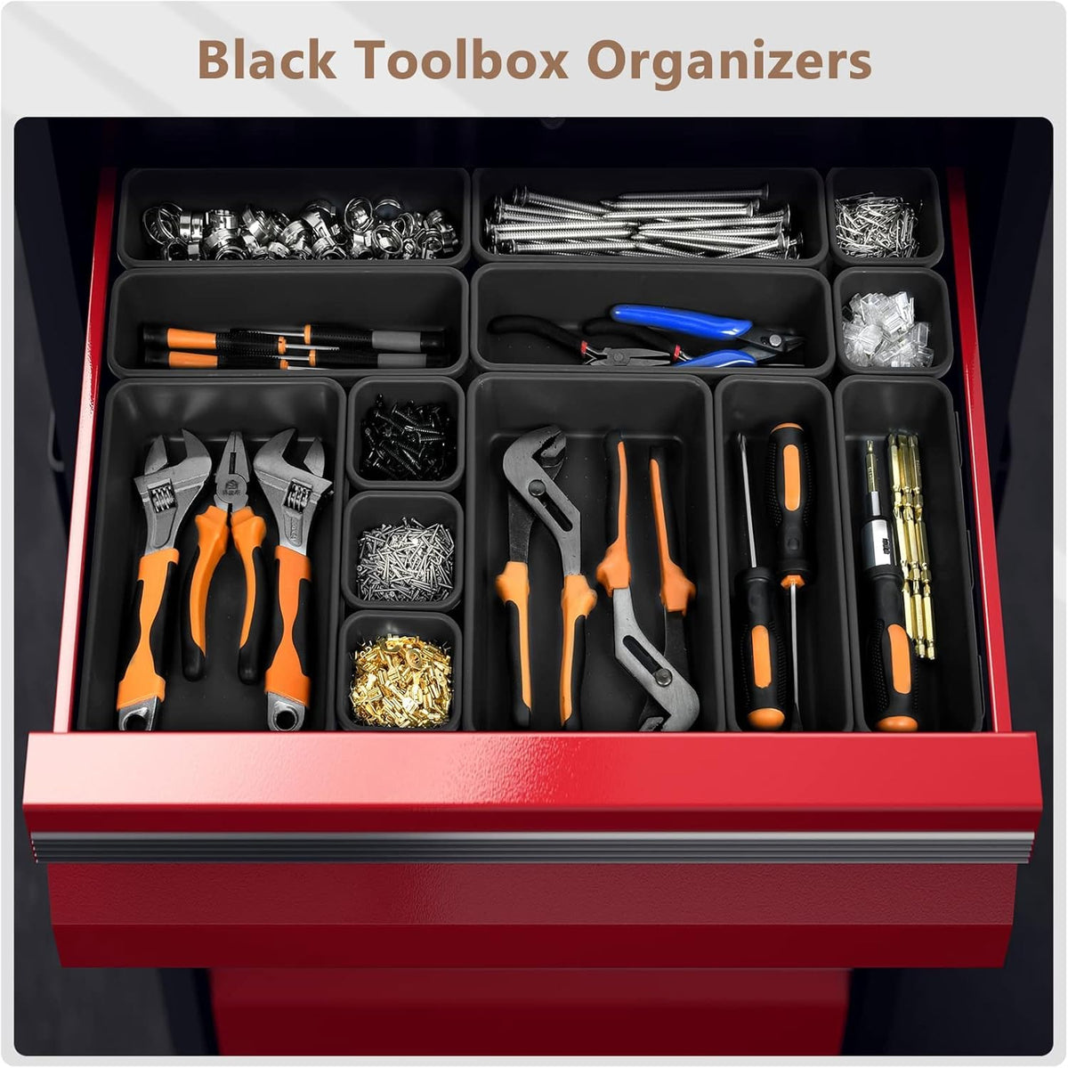A-LuGei tray filled with pliers and screwdrivers showing durable storage benefit