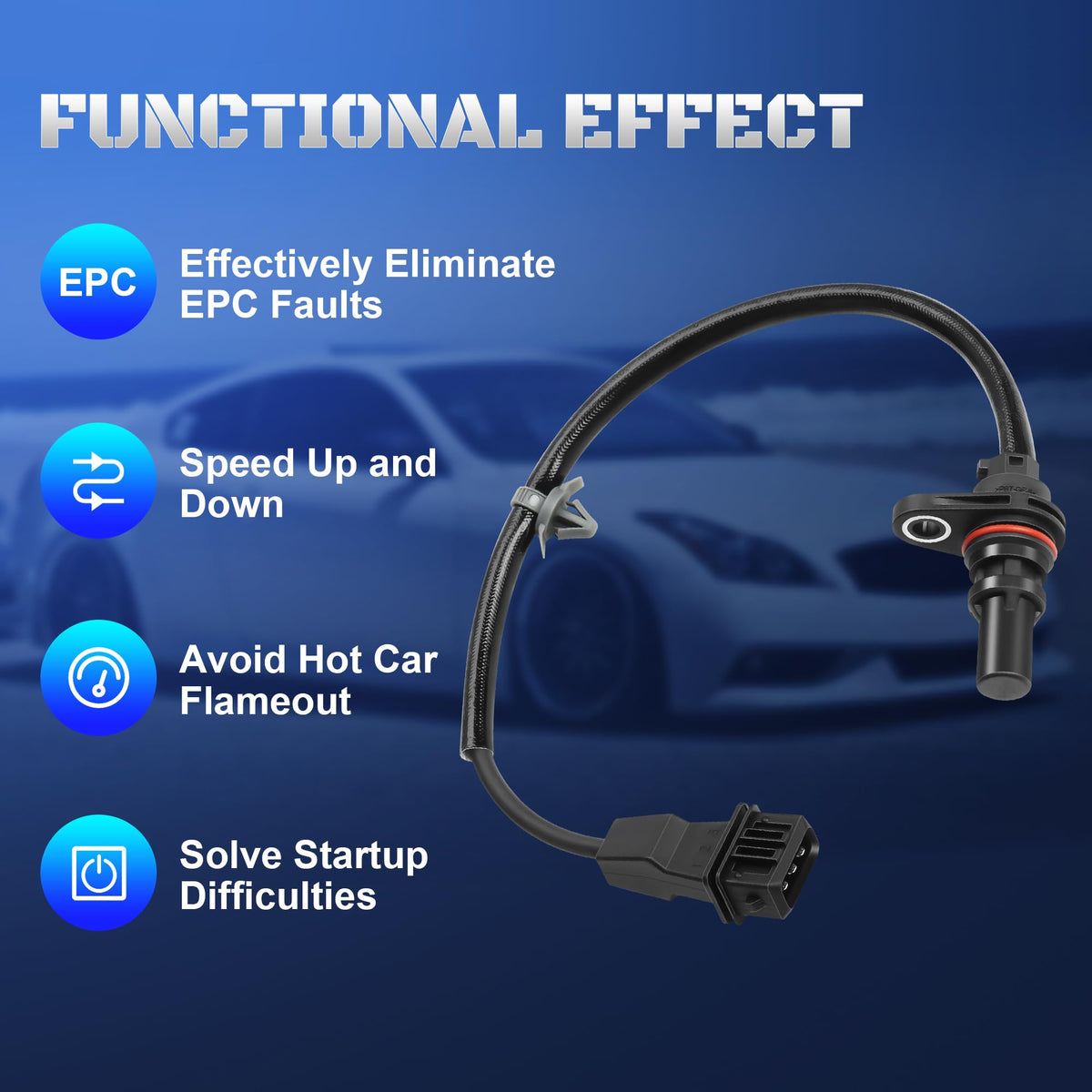A-NAFTULY sensor installed in engine bay demonstrating easy replacement