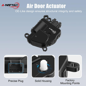 A-NAFTULY actuator installed under dash demonstrating straightforward replacement