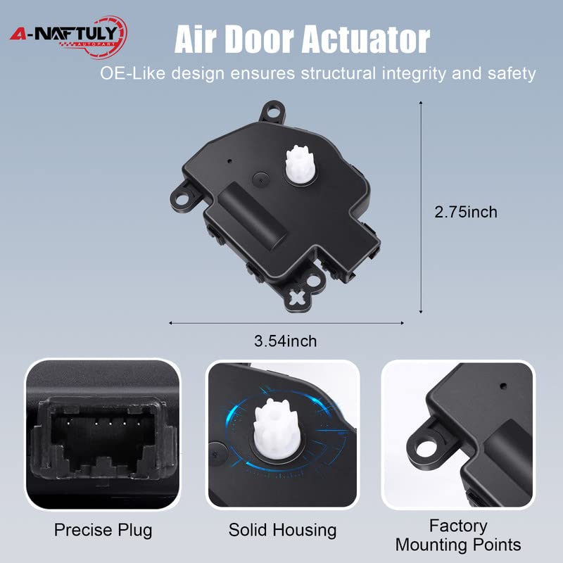 A-NAFTULY actuator label with OE numbers confirming correct part benefit
