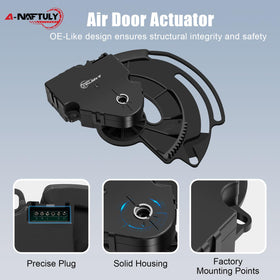 A-NAFTULY actuator label and part numbers showing correct OEM references