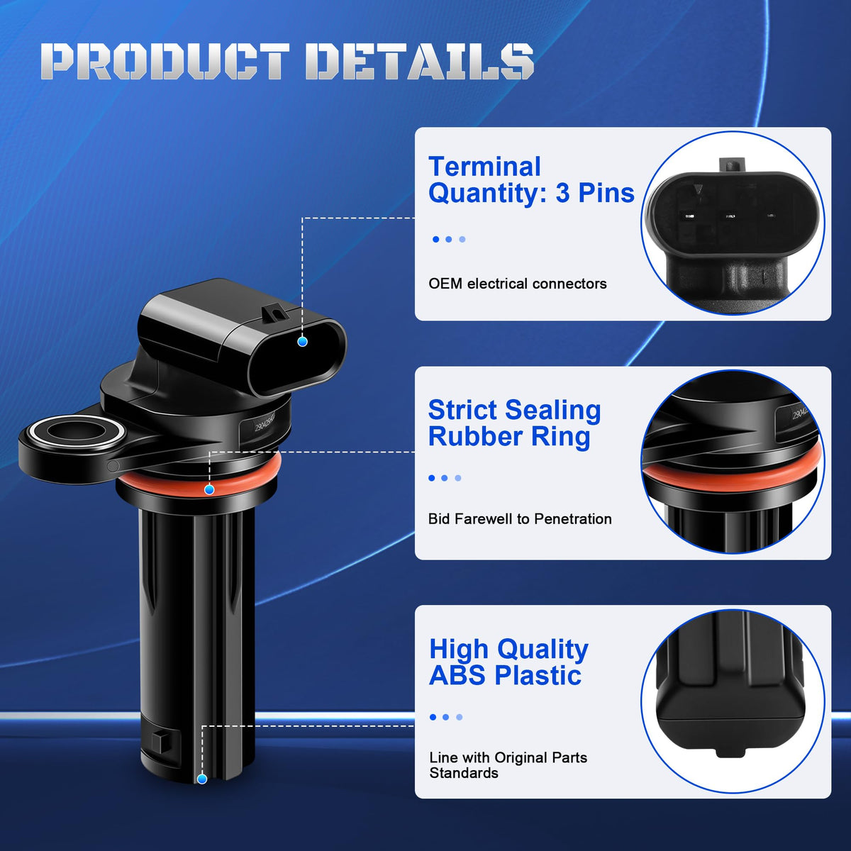 A-NAFTULY connector close-up highlighting plug design for easy installation benefit