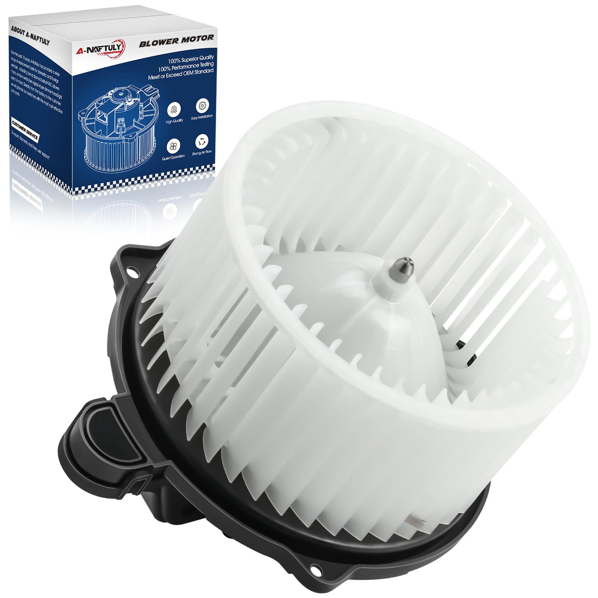 A-NAFTULY front assembly showing full blower motor benefit: restores airflow