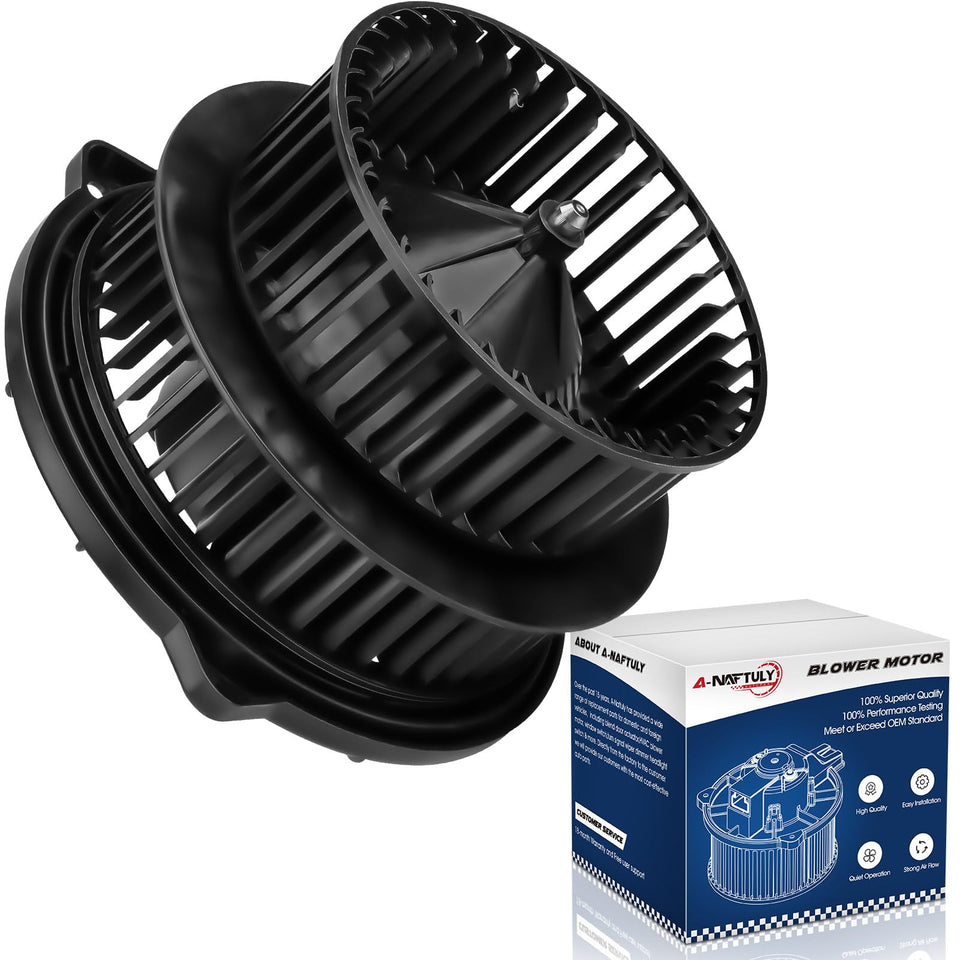 A-NAFTULY front view blower assembly showing fit and improved airflow