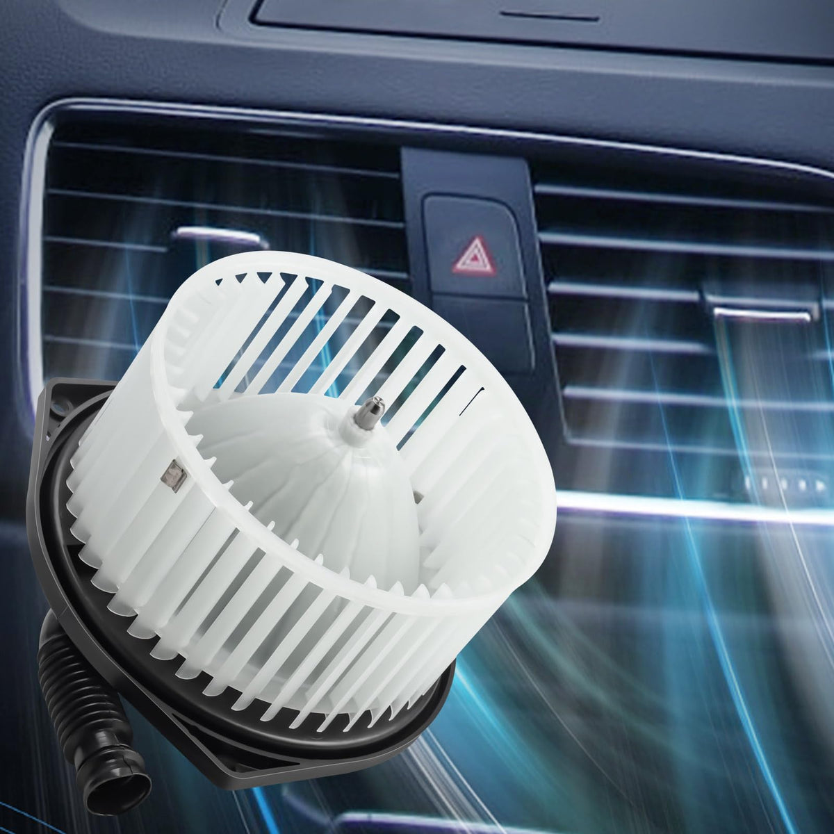 A-NAFTULY installed under dash demonstrating quiet operation benefit