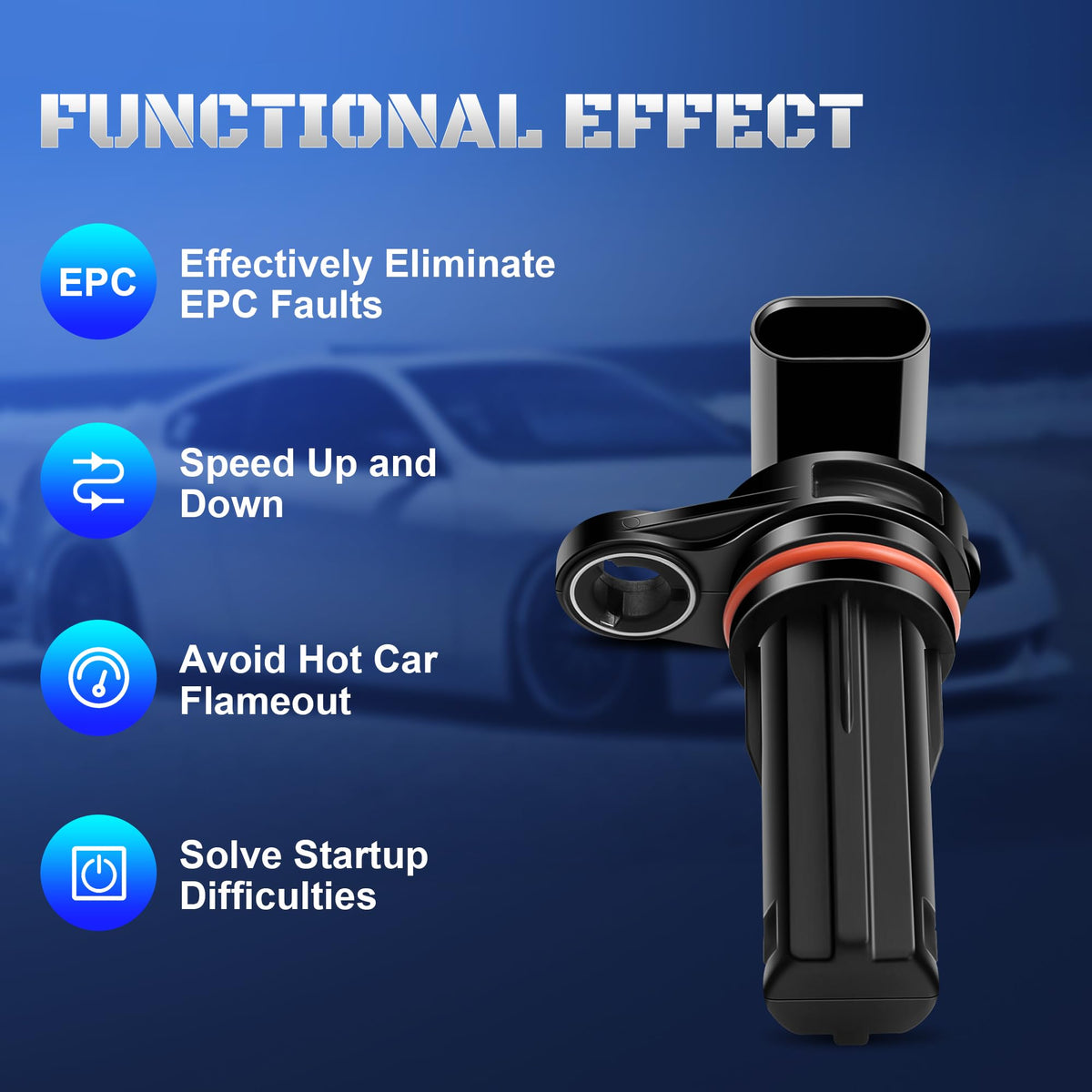 A-NAFTULY sensor installed in engine bay illustrating restored timing signal benefit