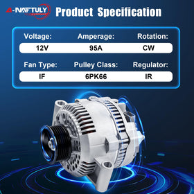 A-NAFTULY installed in truck engine bay demonstrating direct-fit replacement advantage