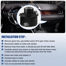 A-NAFTULY installed in vehicle HVAC compartment restoring cabin ventilation