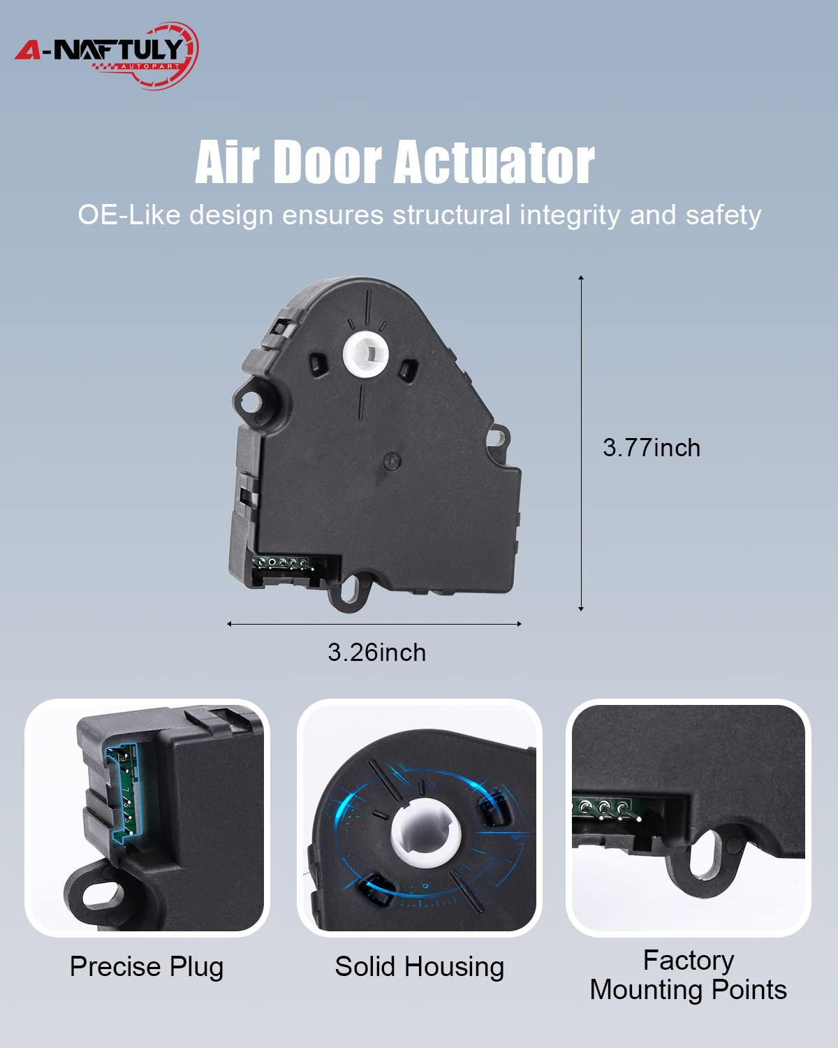A-NAFTULY installed near passenger vent showing restored airflow control