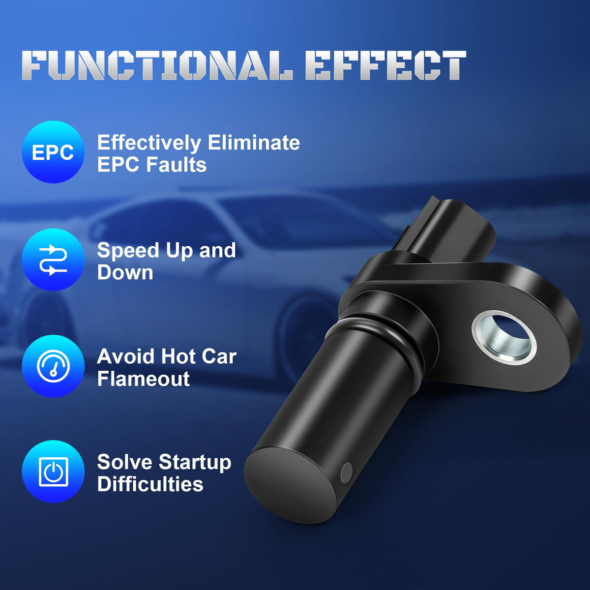 A-NAFTULY sensor installed in engine bay demonstrating correct fit and restored signal reliability