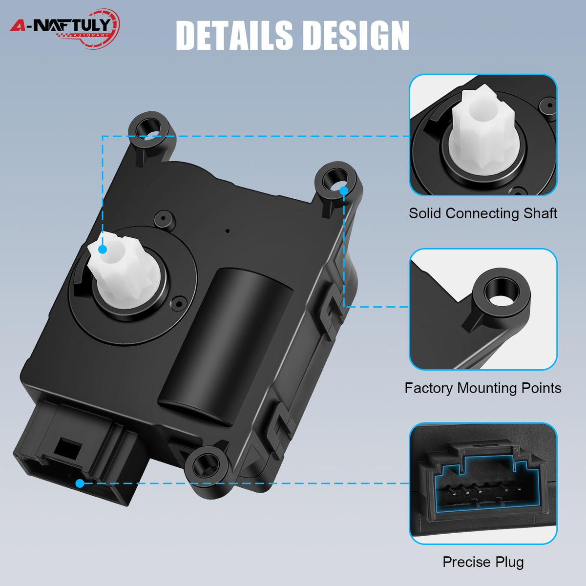 A-NAFTULY installed under dash demonstrating restored HVAC control
