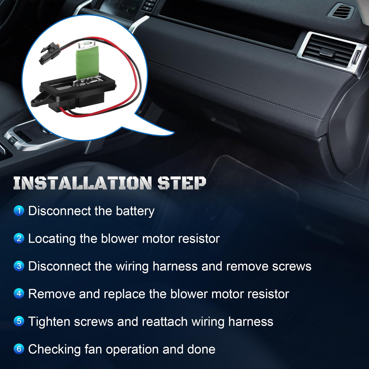 A-NAFTULY mechanic installing kit in a garage showing quick DIY installation benefit