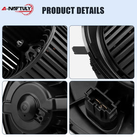 A-NAFTULY motor label and connector showing plug-and-play compatibility benefit