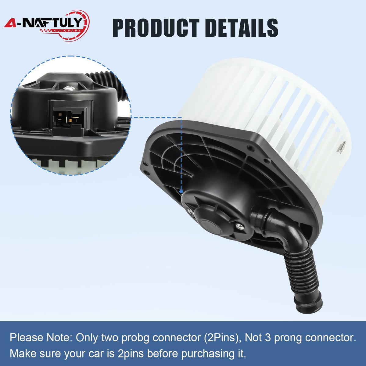 A-NAFTULY boxed packaging with guide offering secure delivery benefit