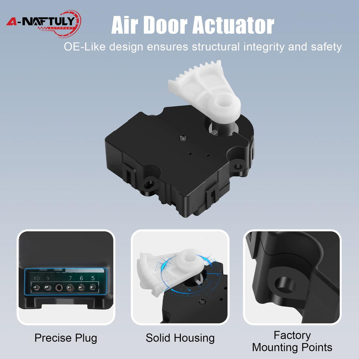 A-NAFTULY retail packaging with welcome guide ensuring correct installation