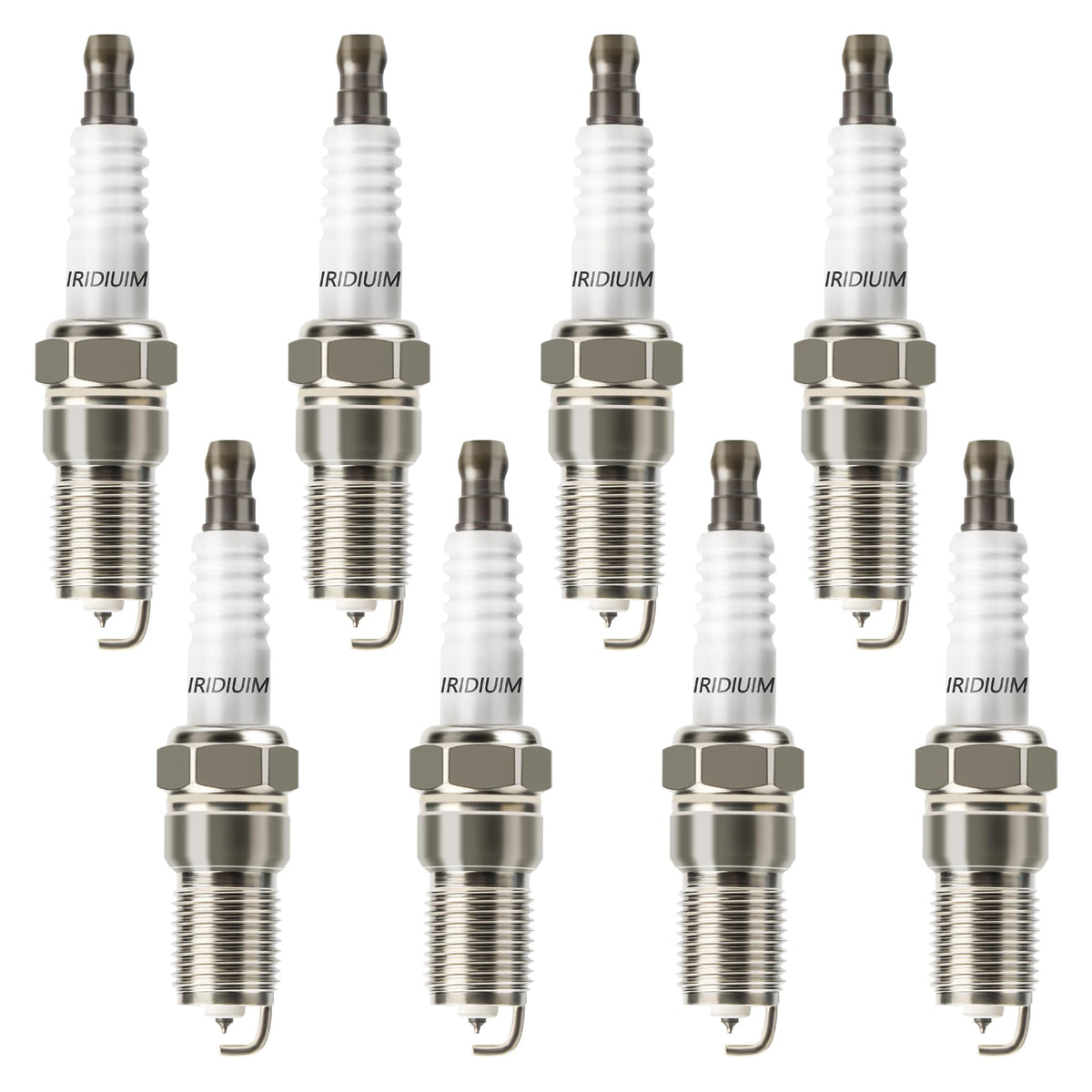 A-NAFTULY front packaging showing eight iridium spark plugs and product branding for reliable replacement