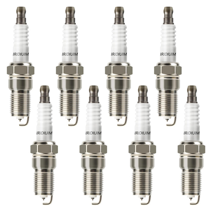 A-NAFTULY front packaging showing eight iridium spark plugs and product branding for reliable replacement