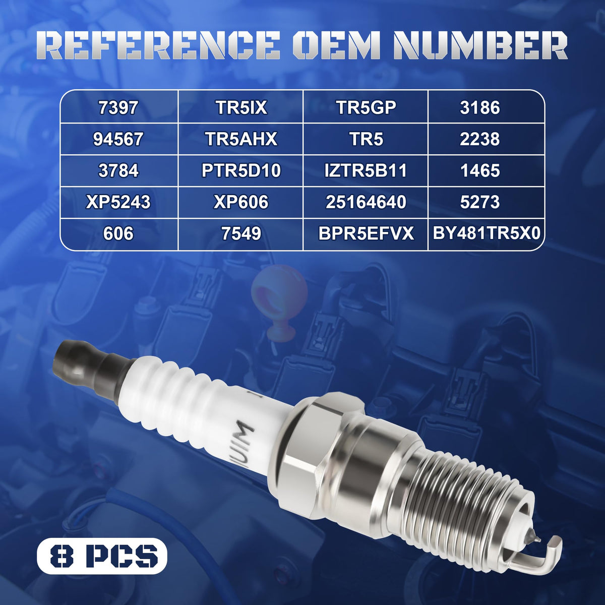 A-NAFTULY spark plug held in hand to show size and scale for easy identification