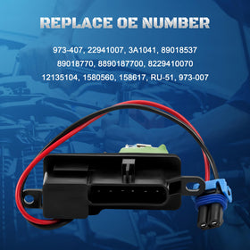 A-NAFTULY resistor installed under dash demonstrating straightforward replacement