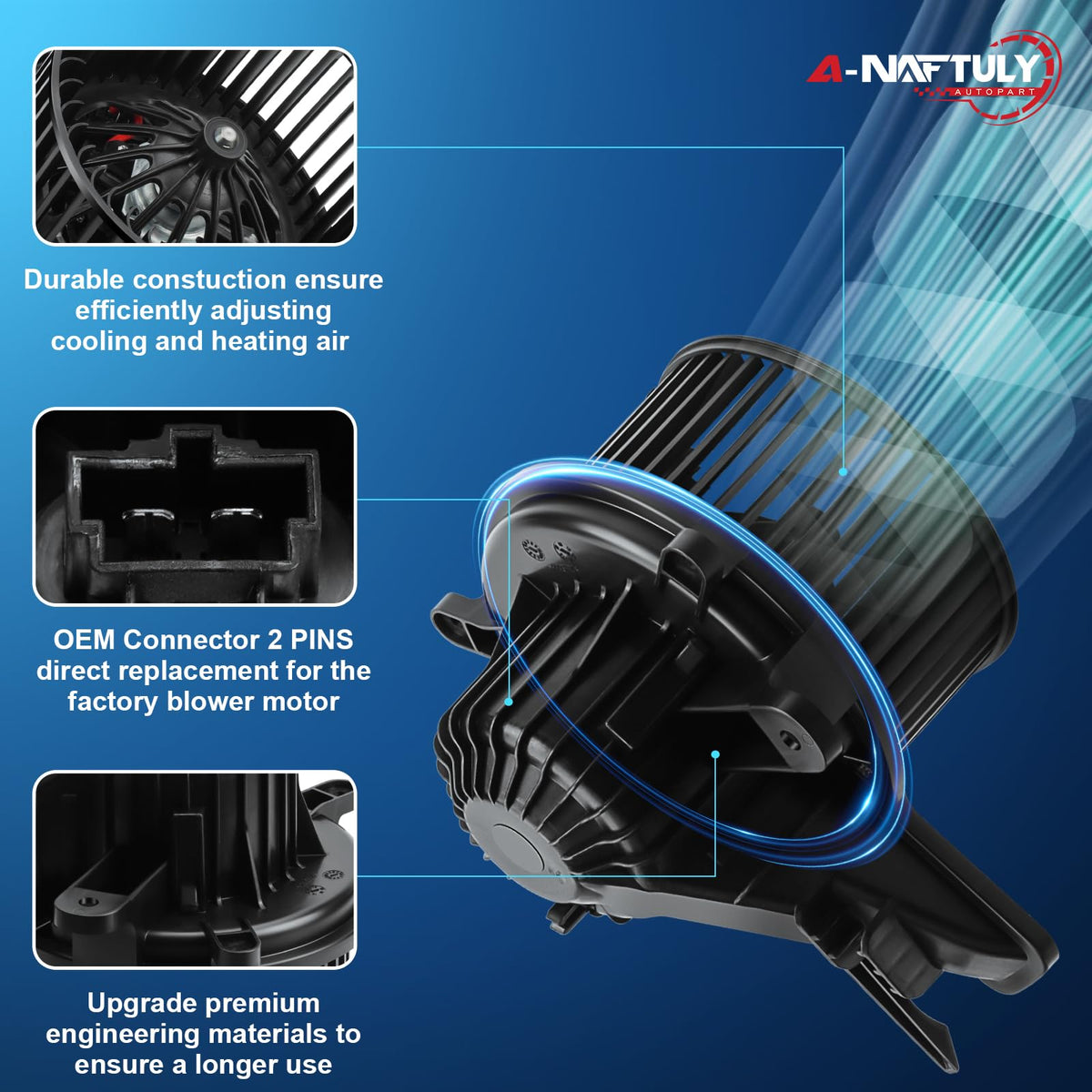 A-NAFTULY side profile mounted perspective demonstrating correct mounting points