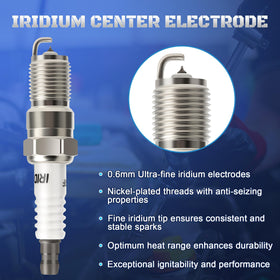 A-NAFTULY spark plug beside ruler showing correct size and fit verification