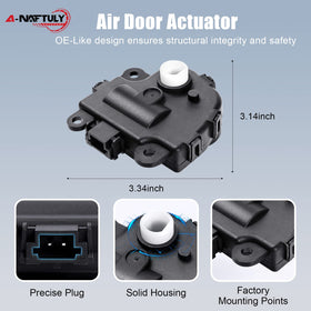 A-NAFTULY actuator next to ruler showing compact size for easy access and fit