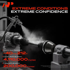 A-Premium included ABS ring and axle nut hardware for easy complete replacement benefit