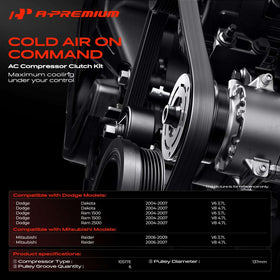 A-Premium pulley close-up showing grooves and precise fit for reliable belt drive